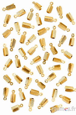 Bandklemmen - 13 mm - goldfarben